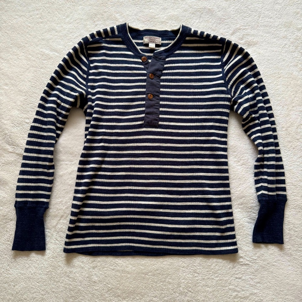 Wallace & Barnes Striped Henley